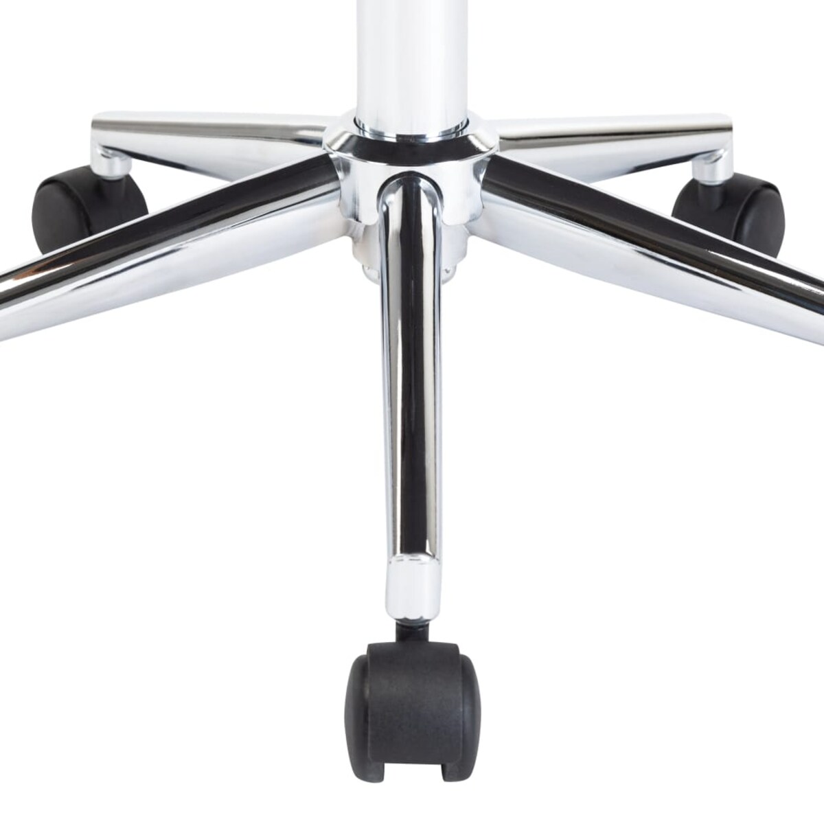 vidaXL Obrotowe krzesło biurowe, czarne, gięte drewno i sztuczna skóra