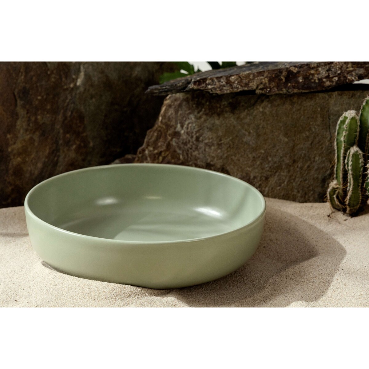 Konsimo VICTO Talerz głęboki 6szt., pistacjowy