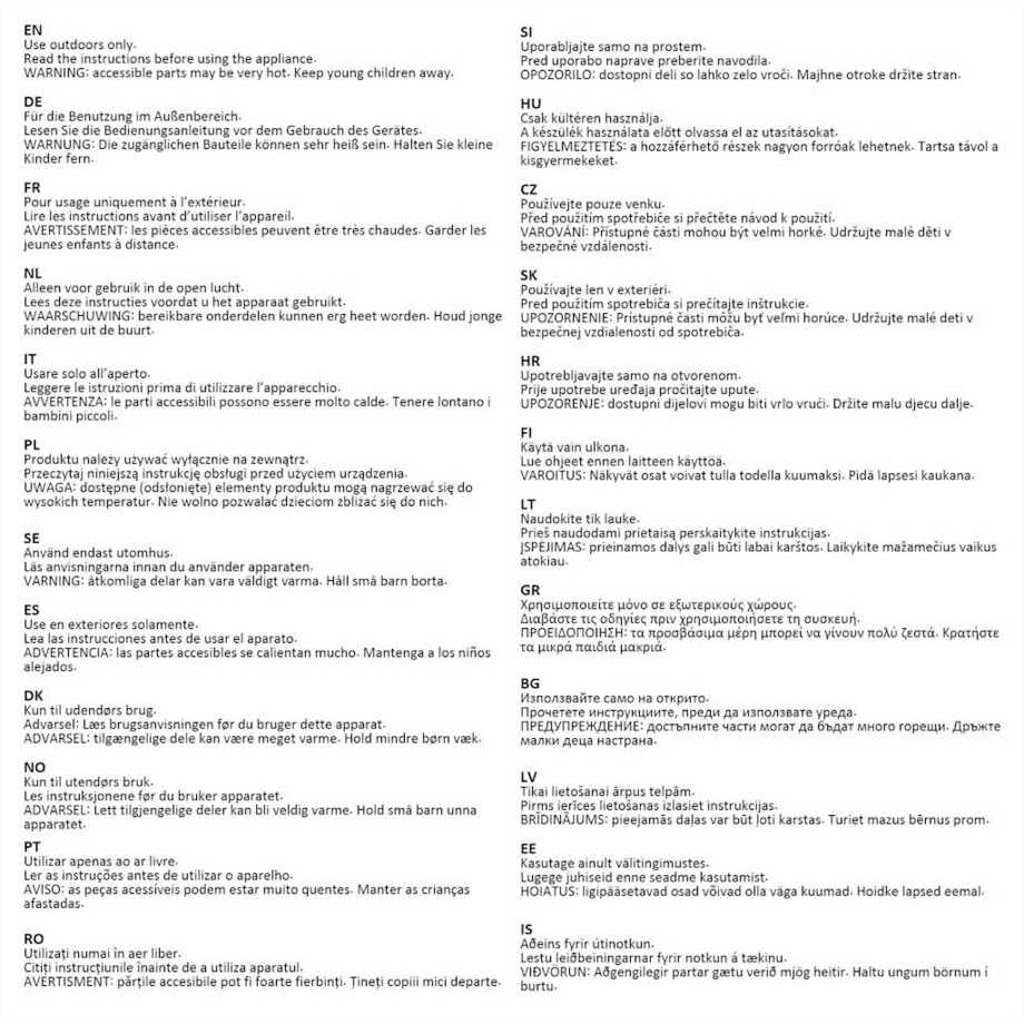 vidaXL Grill gazowy ze strefą gotowania 4+1, kolor czarny