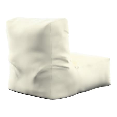 Pufo- fotel Poppy, śmietankowa biel, 87 x 31 x 75 cm, Posh Velvet