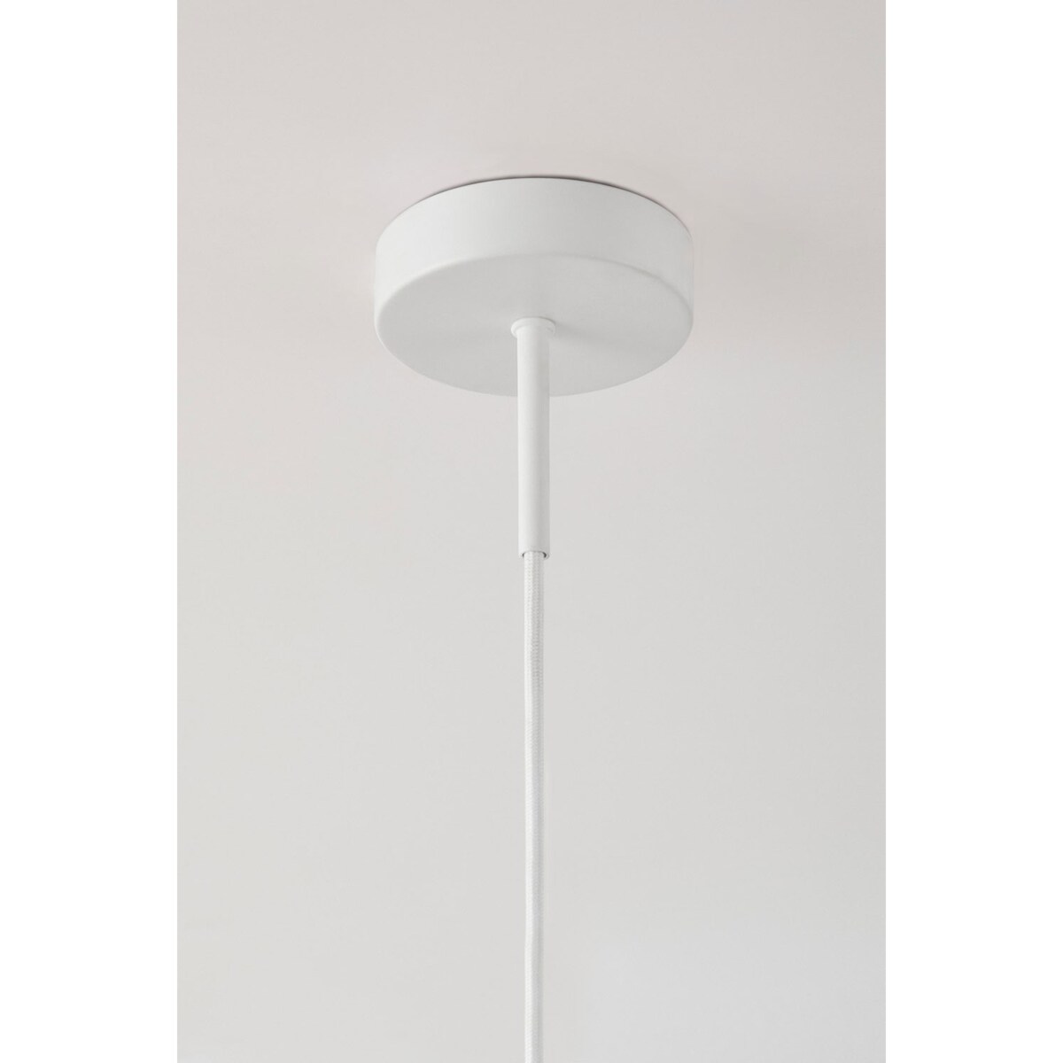 Lampa sufitowa lniana Patraix kremowo-beżowa Ø70 cm