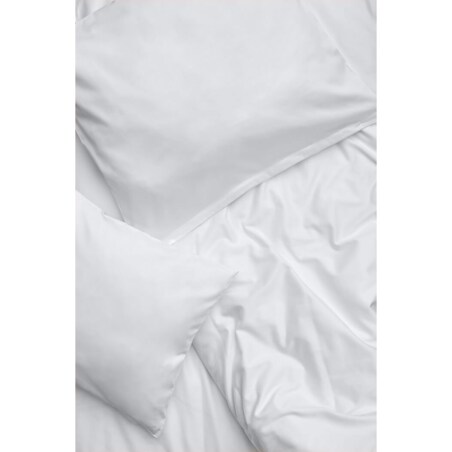 Pościel satynowa pure white 150/200 + 50/60 cm
