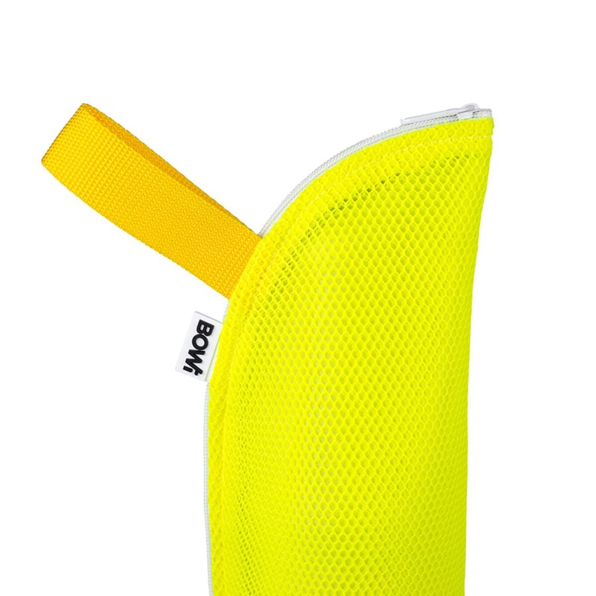 Etui podróżne, opakowanie na butelki z zamkiem żółte