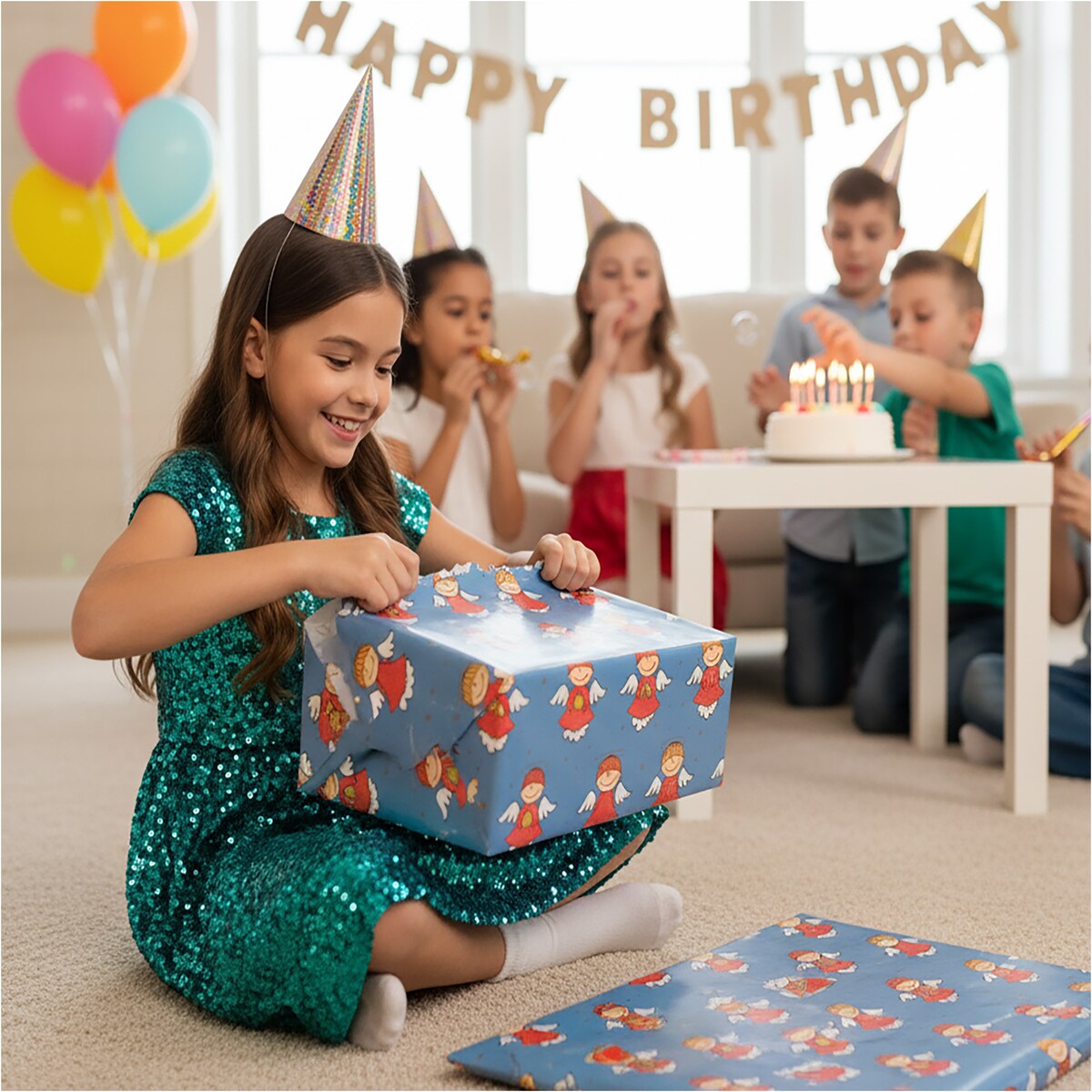 Papier Prezentowy Do Pakowania Prezentów 20 m MEGAROLKA Świąteczny Do Paczek Boże Narodzenie Ozdobny