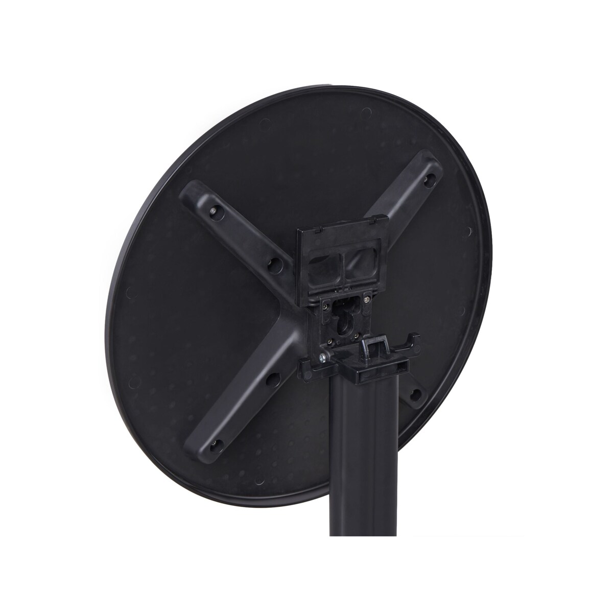 Stolik ogrodowy barowy LEGRENA 60 cm 60 cm Czarny