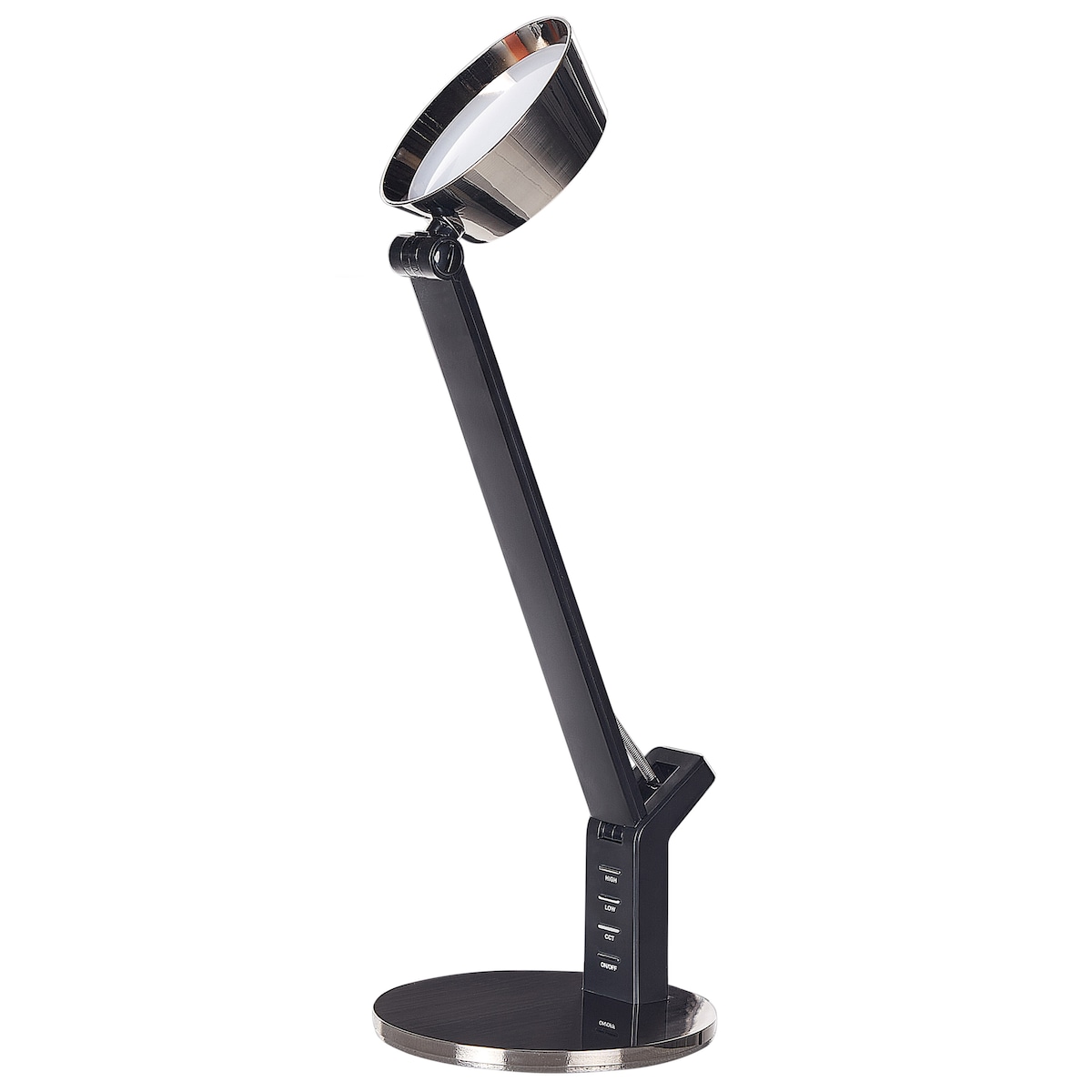 Lampa biurkowa LED CHAMAELEON Z portem USB Metal Mosiężny