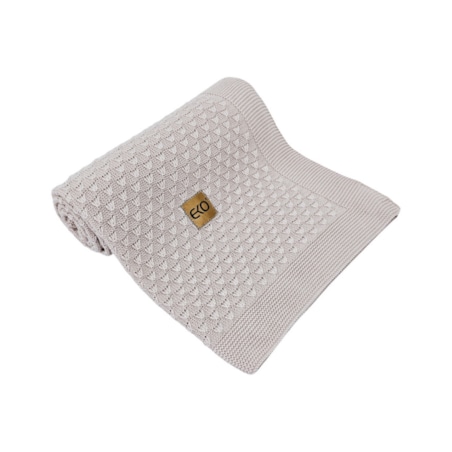 Kocyk bambusowy dla dziecka PUDROWY RÓŻ