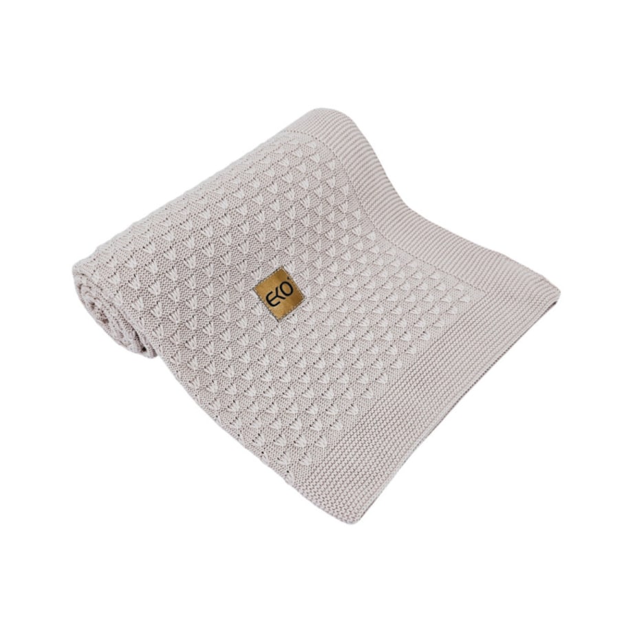 Kocyk bambusowy dla dziecka PUDROWY RÓŻ