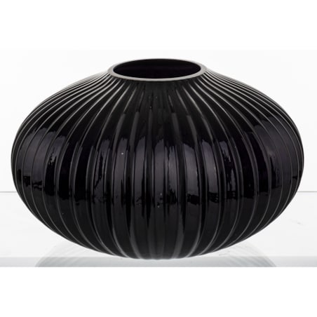 Wazon szklany 16x24x24 cm prążkowany KADO