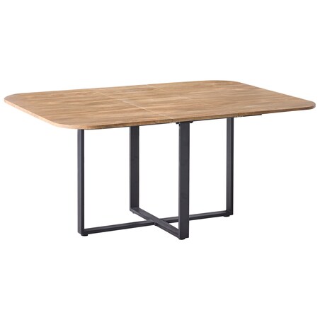 Stół do jadalni rozkładany COOPER Brązowy 120/160 cm 120 cm