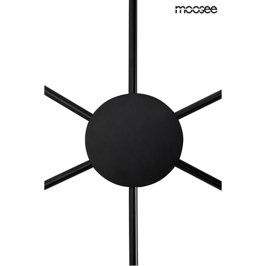 Ścienna lampa sticks SHADOW MSE010100247 Moose molekuły czarne