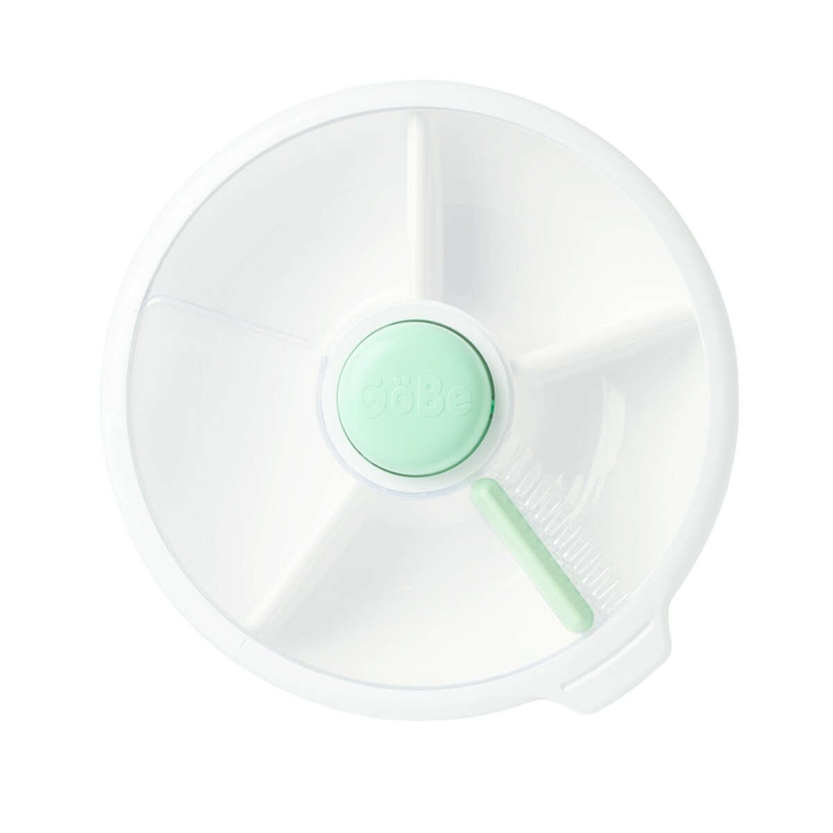 GOBE LARGE SNACK SPINNER duży pojemnik na przekąski, Mint Green