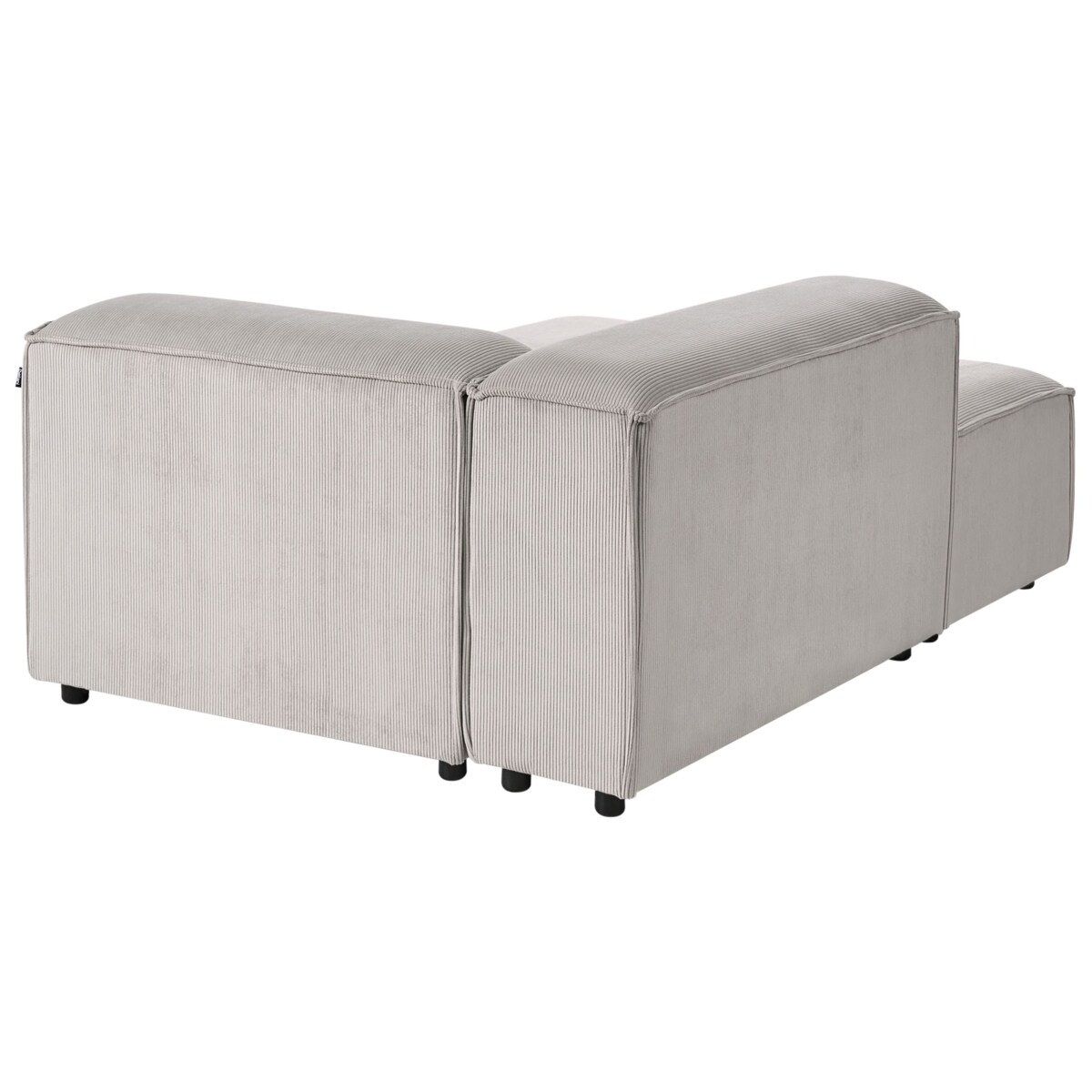 Narożnik modułowy dla 4 osób ARDAL Sztruks Beżowoszary Prawostronny