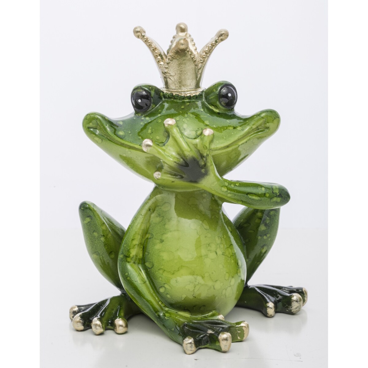 Dekoracja - 3 zielone żabki "Nie widzę, nie słyszę, nie mówię" RANE VERDI