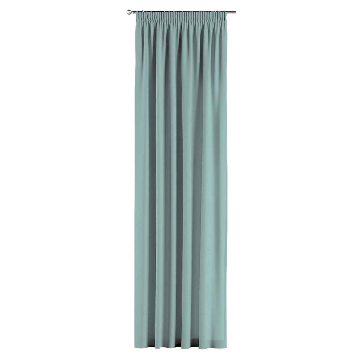 Zasłona na taśmie marszczącej 1 szt. 130x245 jasny turkus