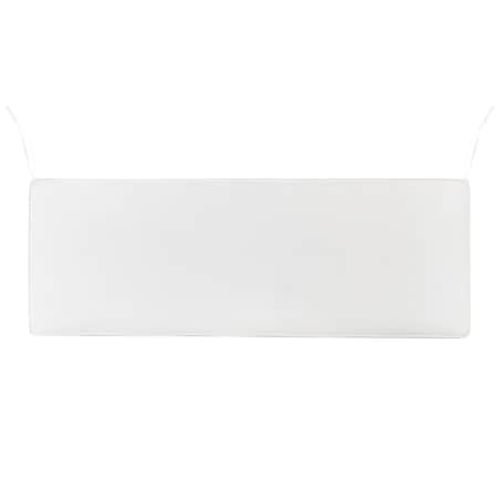 Poduszka na ławkę ogrodową VIVARA 152 x 54 cm Złamana biel