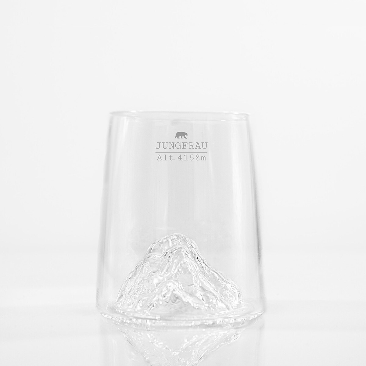 Zestaw 4 kieliszków - Topographic - Swiss Edition