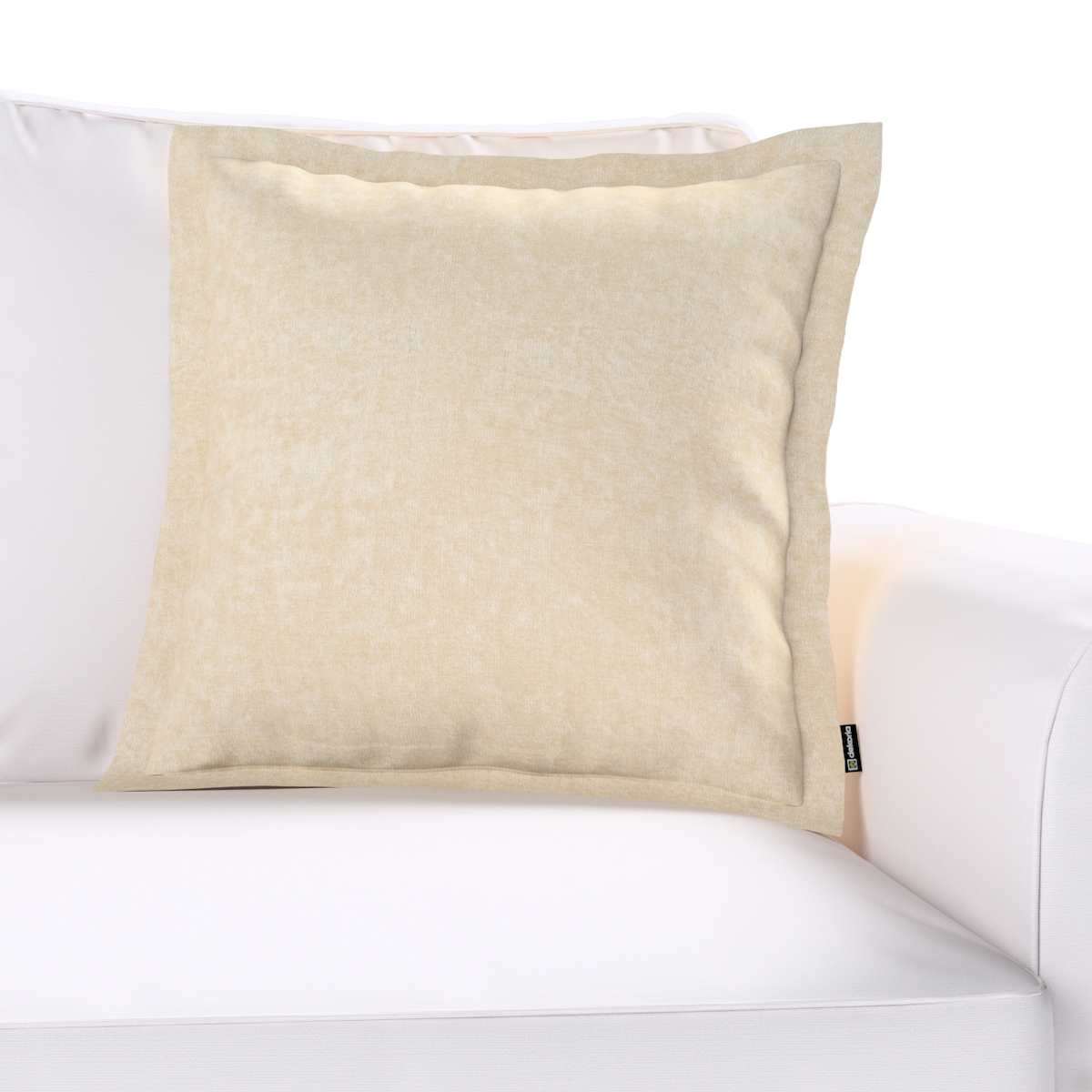 Poszewka Mona na poduszkę 45x45 szaro-beżowy szenil