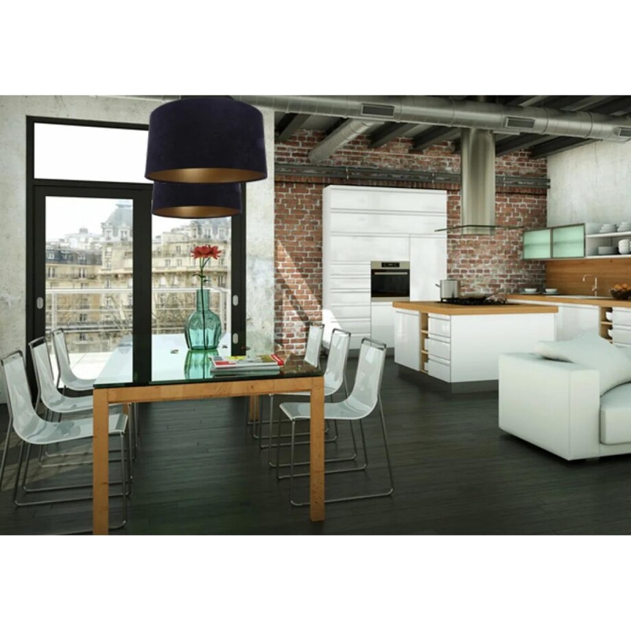 Lampa wisząca HOME 40 czarna/złota