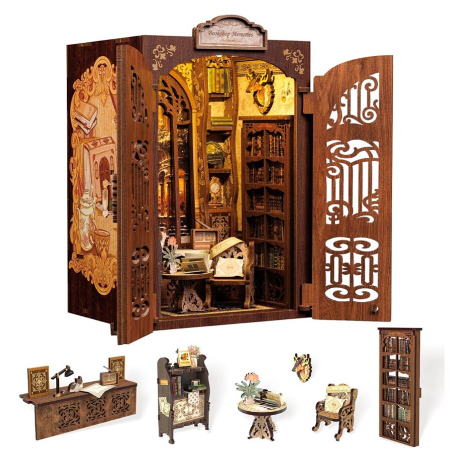 Miniaturowy domek Book Nook - Klub książki - CuteBee