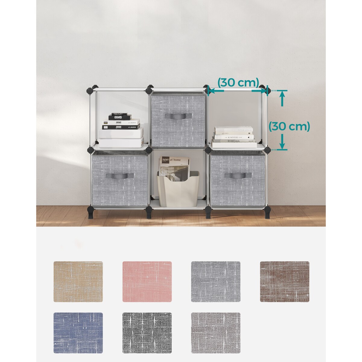 Zestaw Organizer Pudełko Do Szafy Szary