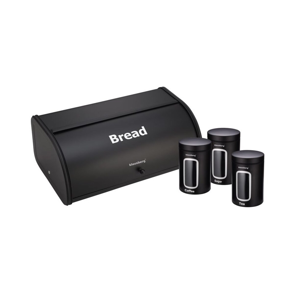 Klausberg chlebak w zestawie z 3 pojemnikami KB7098BK
