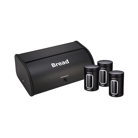 Klausberg chlebak w zestawie z 3 pojemnikami KB7098BK