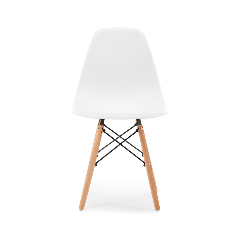 Krzesło skandynawskie do jadalni nowoczesne ENZO białe