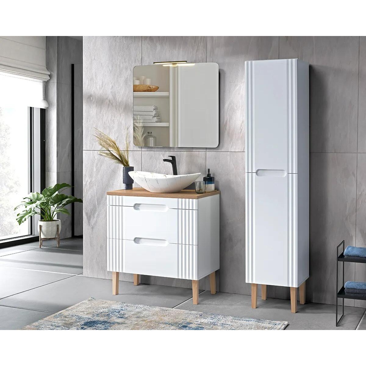 Szafka łazienkowa FIJI WHITE 80 40cm biała