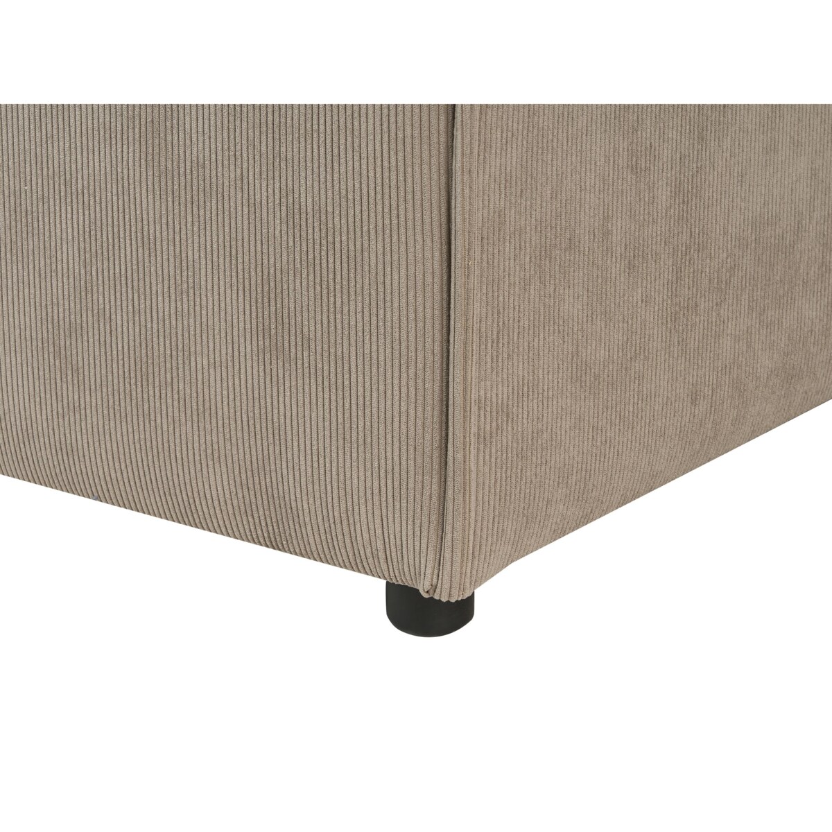 Otomana sztruksowa beżowoszara ARDAL