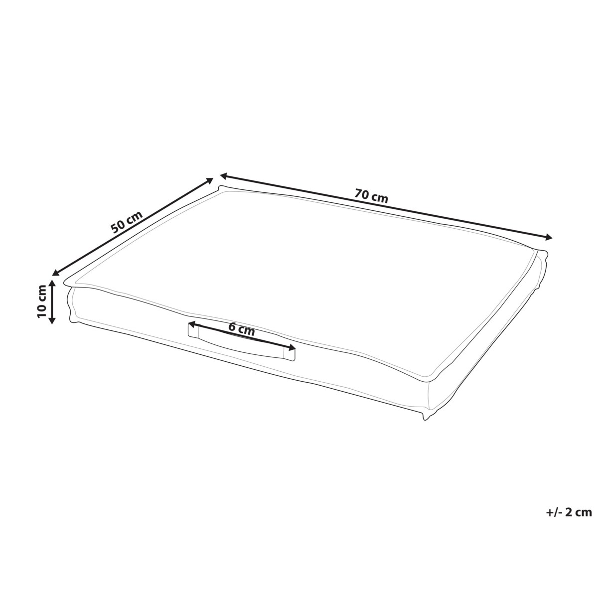 Legowisko 70 x 50 cm zielone PAYAS