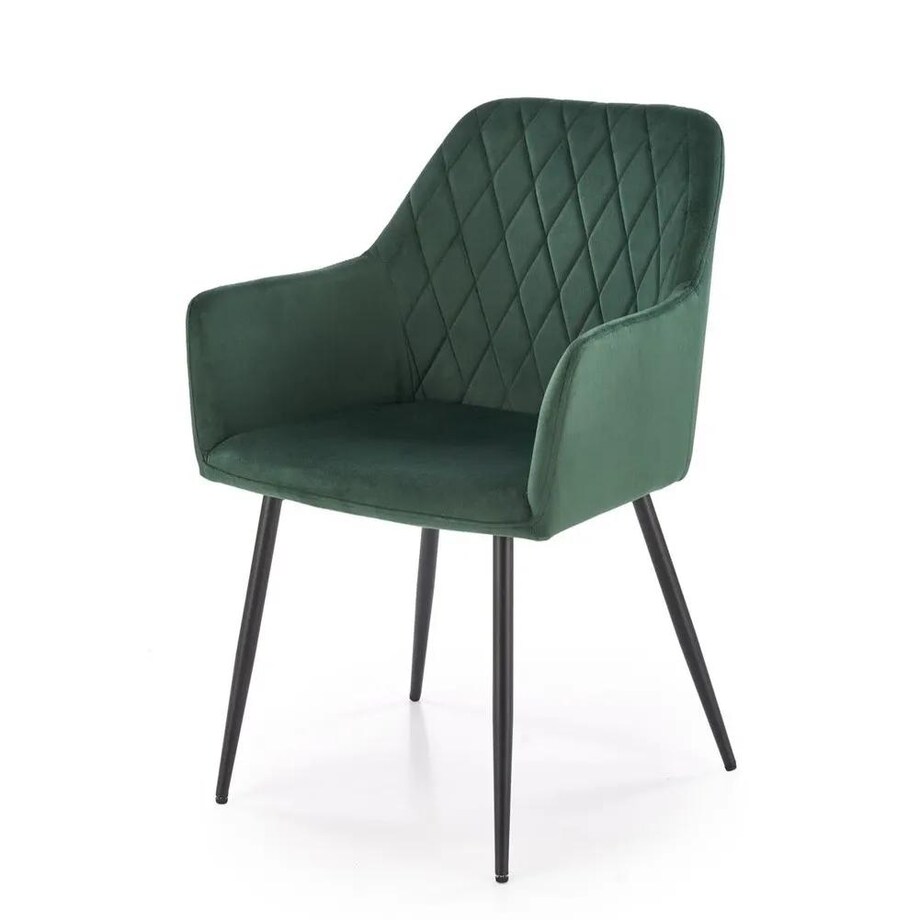 Krzesło tapicerowane K558 VELVET zielone