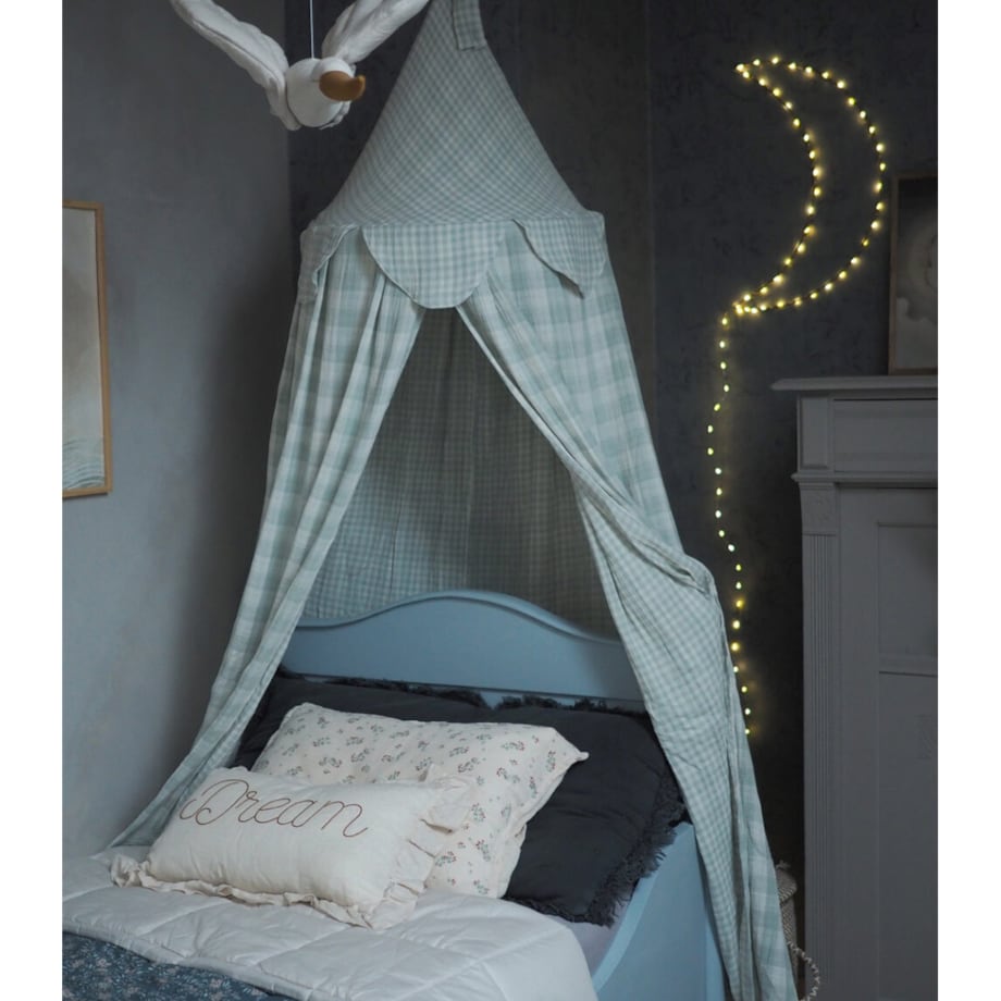 Mint – baldachim dwustronny muślinowy