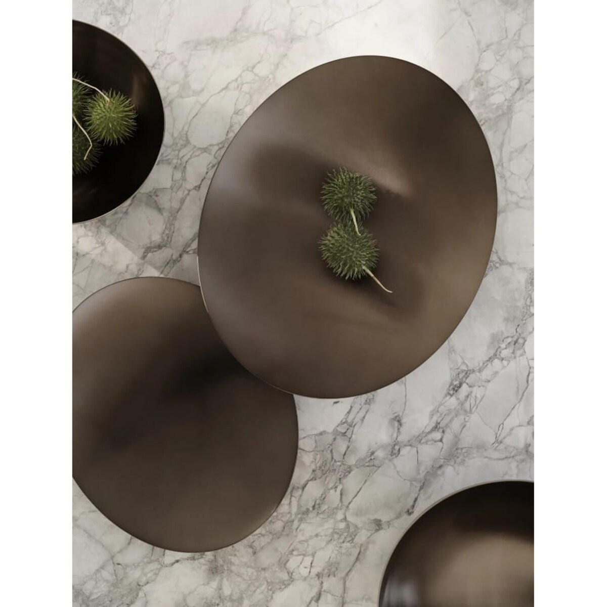 Misa ONDEA, burned metal, płaska, M