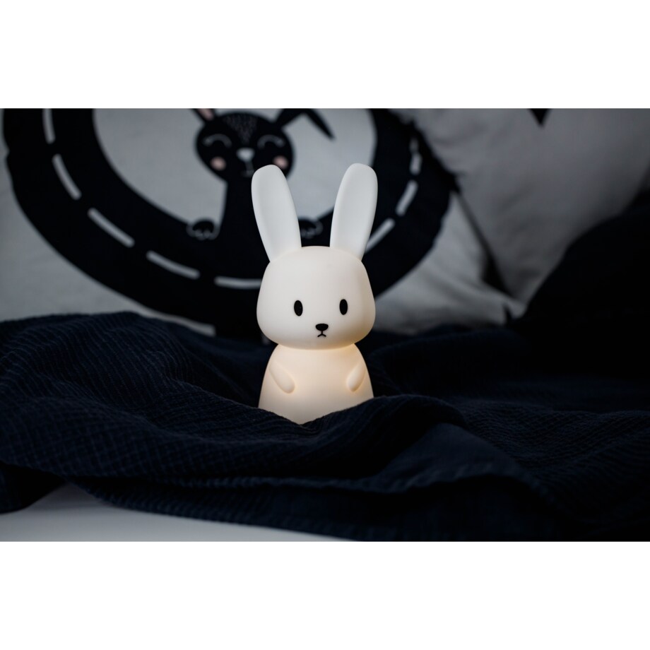 Innogio GIOrabbit silikonowa lampka nocna Midi LED króliczek 8 kolorów ładowana