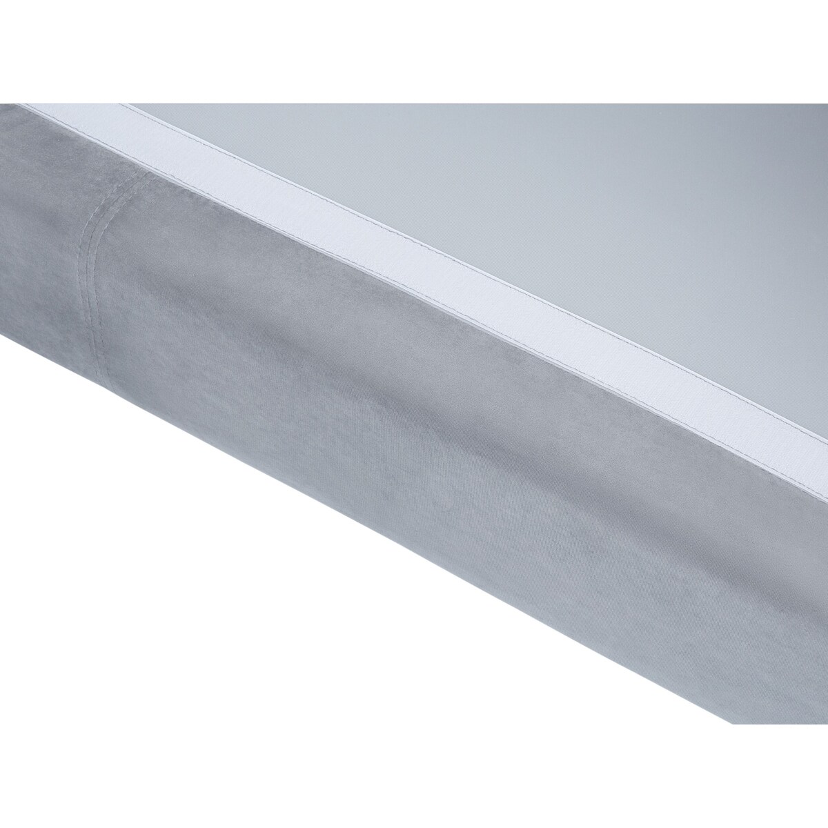 Narożnik welurowy prawostronny szary OSLO