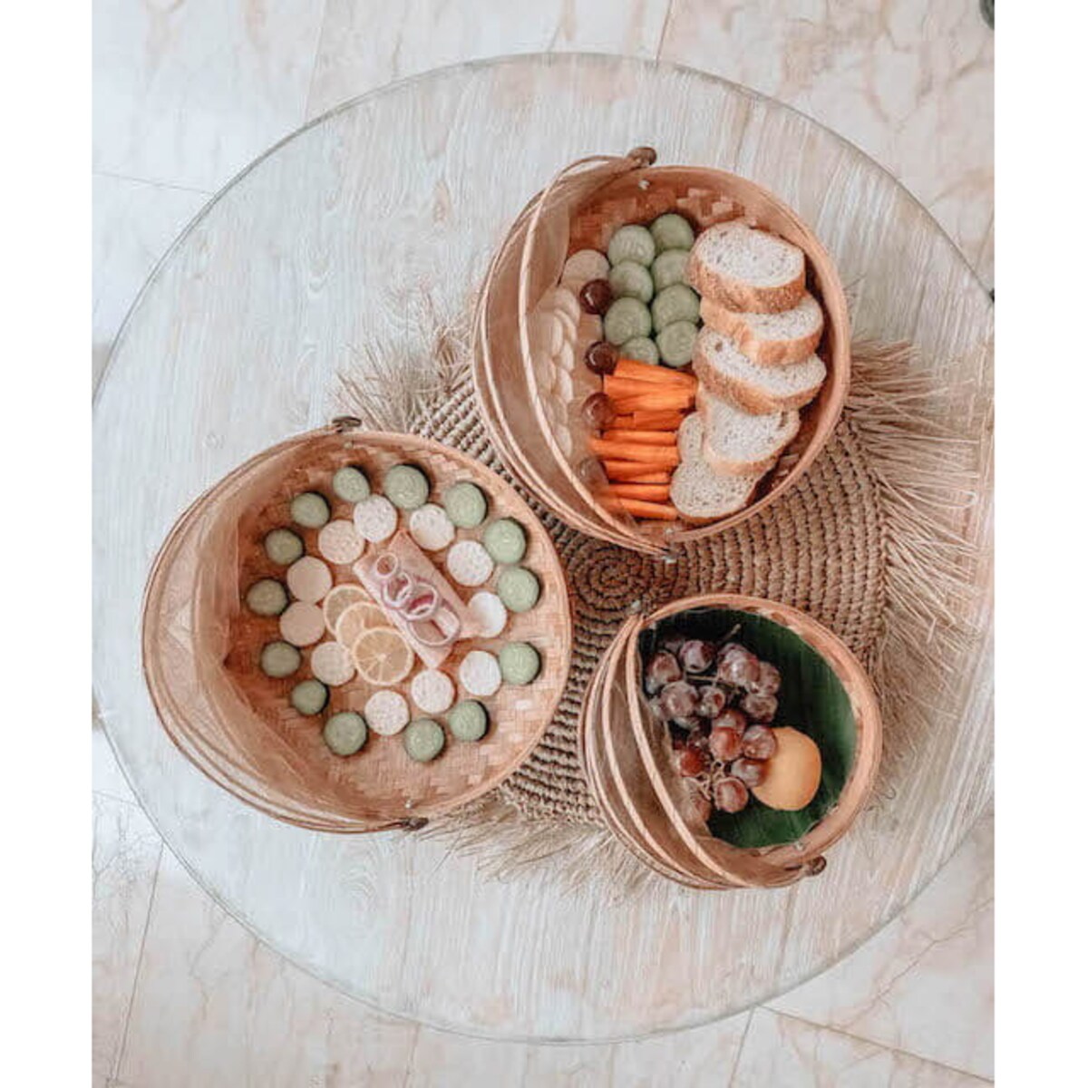 TACA BAMBUSOWA ROYAL M BRĄZ