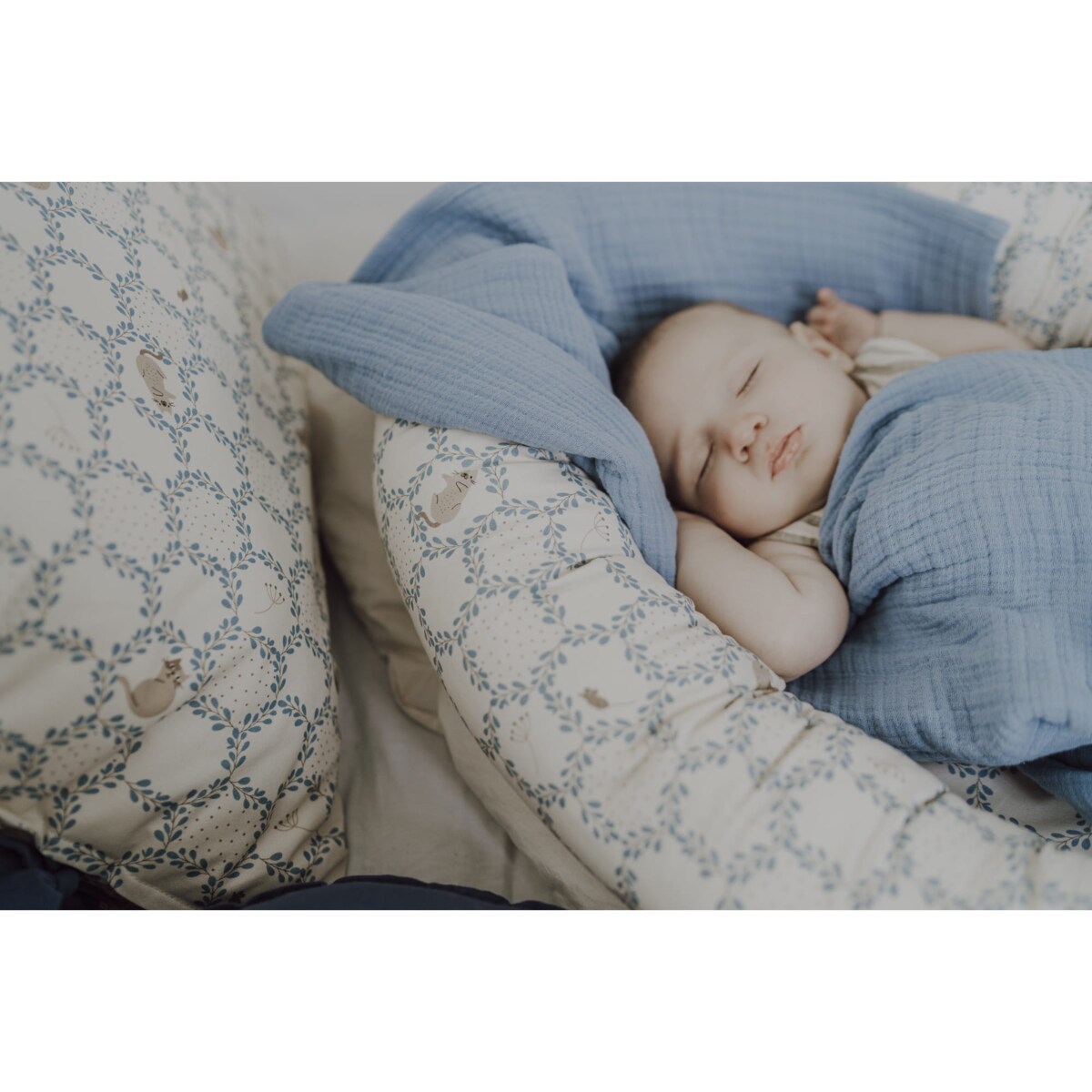 Kokon niemowlęcy Blue Cottage