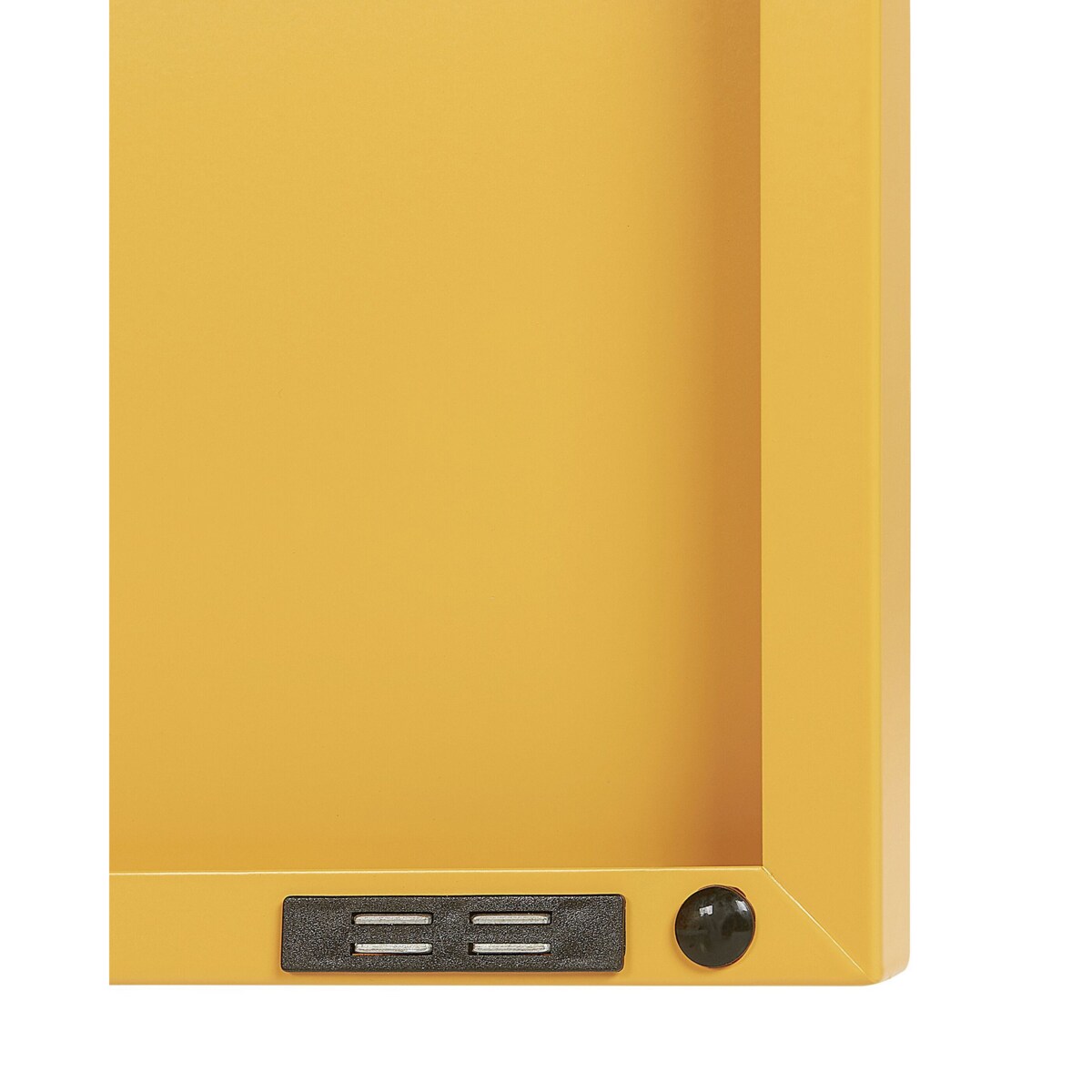 Szafka dwudrzwiowa metalowa żółta URIA