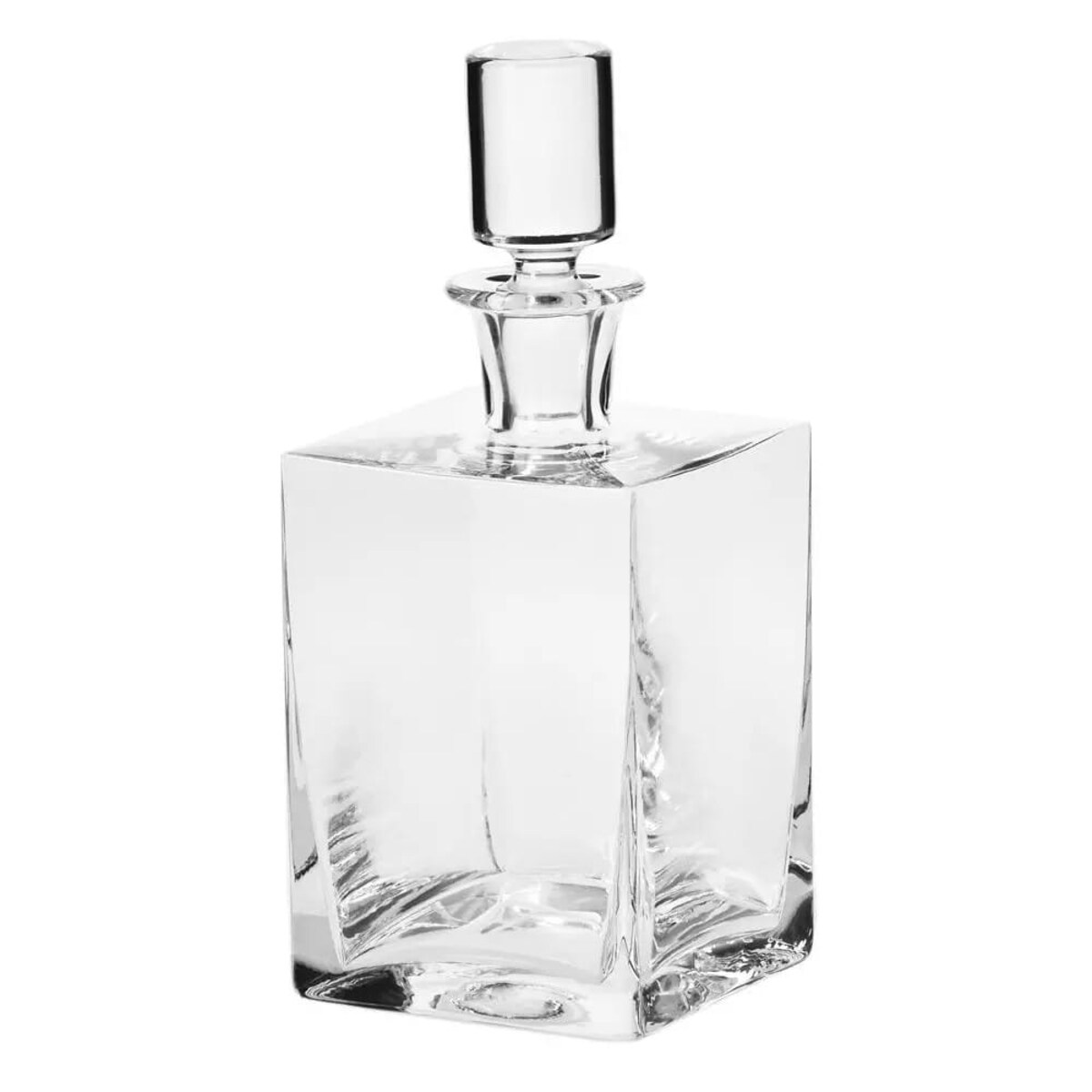 Karafka Szklana z Korkiem do Whisky Nalewek Koniaku 0,75 ml Krosno Solidna