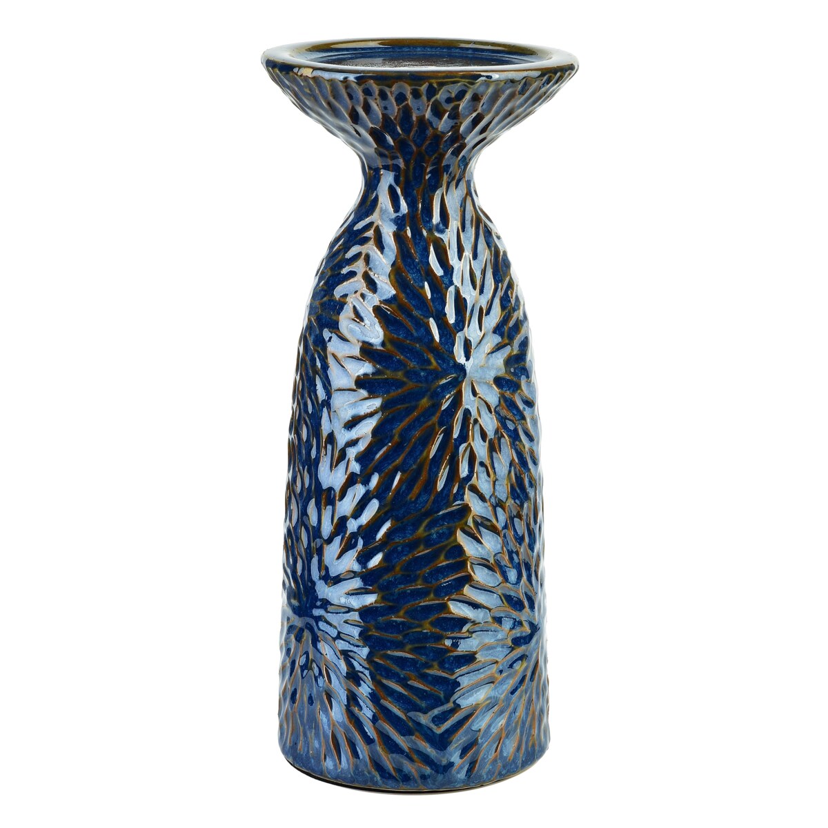 YARINE BLUE Świecznik 11x10x25cm