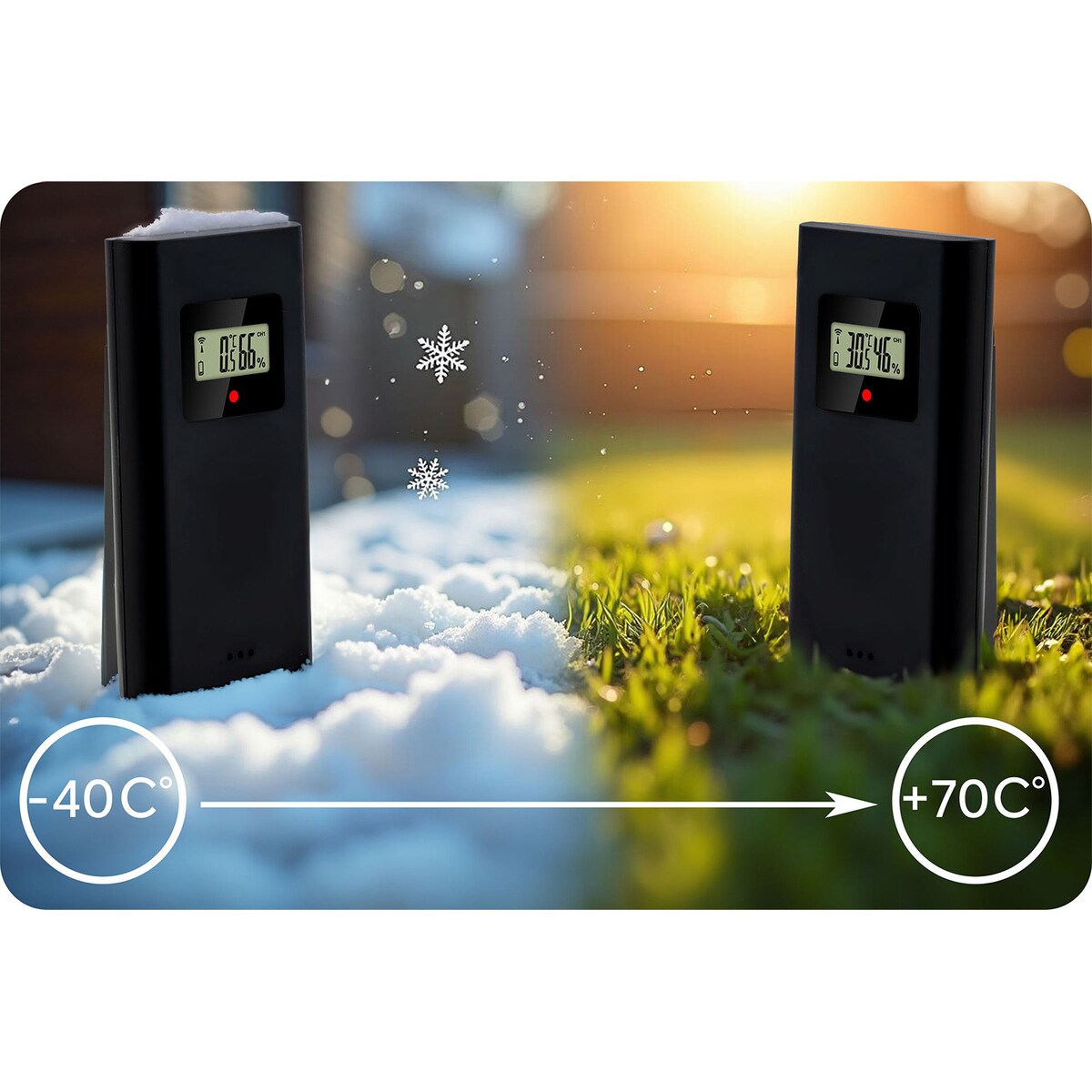 Stacja pogody Berdsen BD-912 bezprzewodowa cyfrowa higrometr DCF barometr