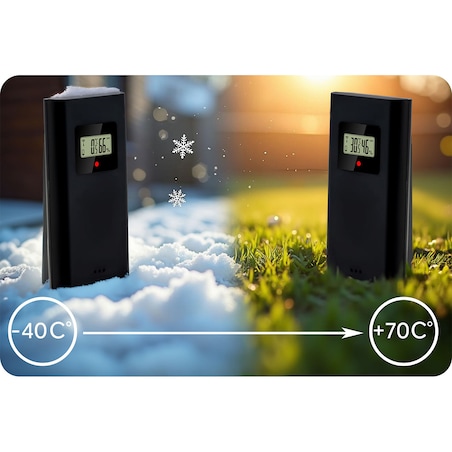 Stacja pogody Berdsen BD-912 bezprzewodowa cyfrowa higrometr DCF barometr