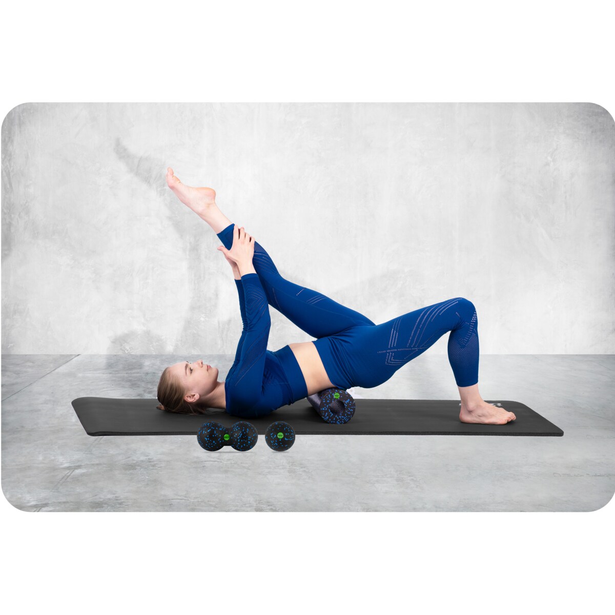 Zestaw roller + dwie piłki do masażu Neo-Sport