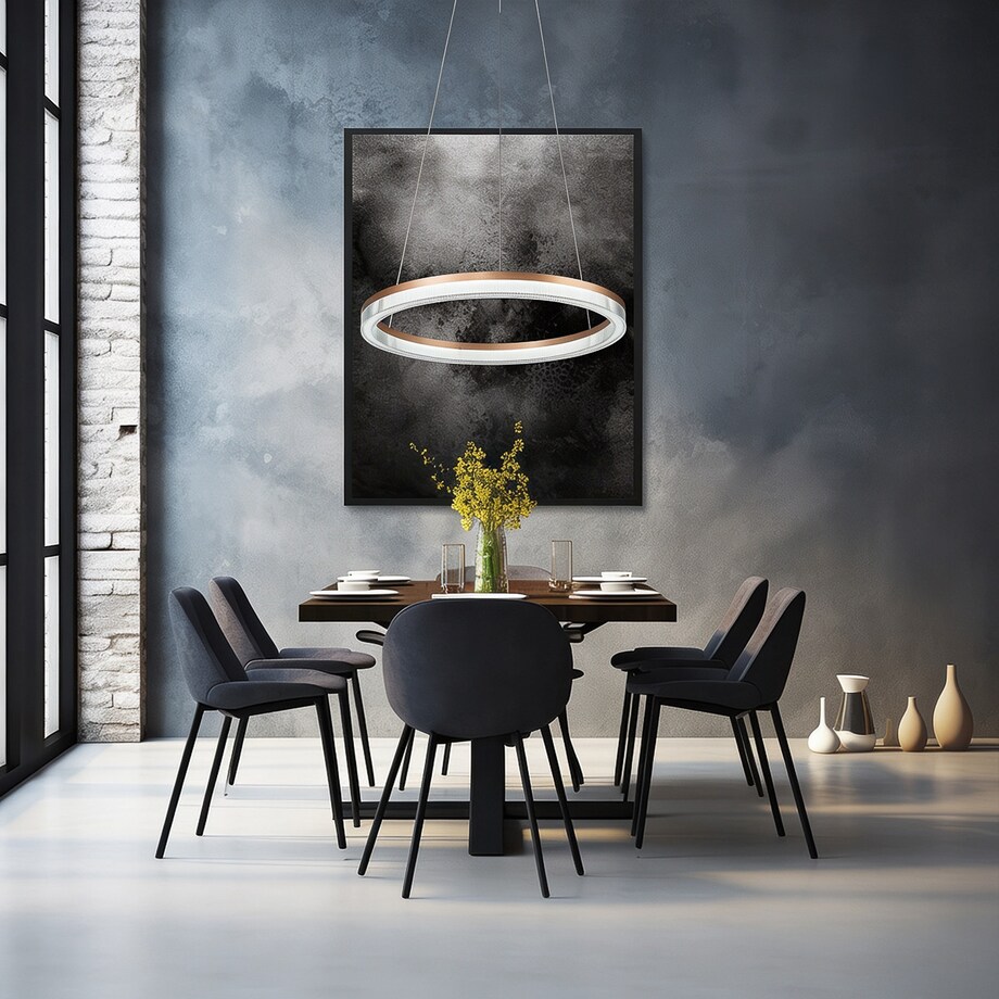 Lampa sufitowa wisząca Light Prestige Midway złoty LED CCT 3000, 4000, 6000 (regulowana) 1 szt.