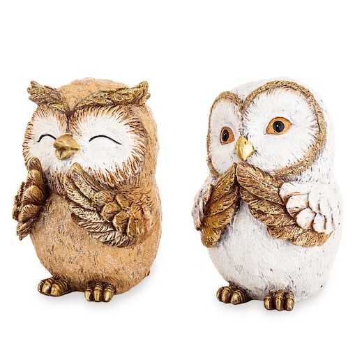 Dekoracja - figurki sówki 2 szt. 314x10x211 cm OWLS-2