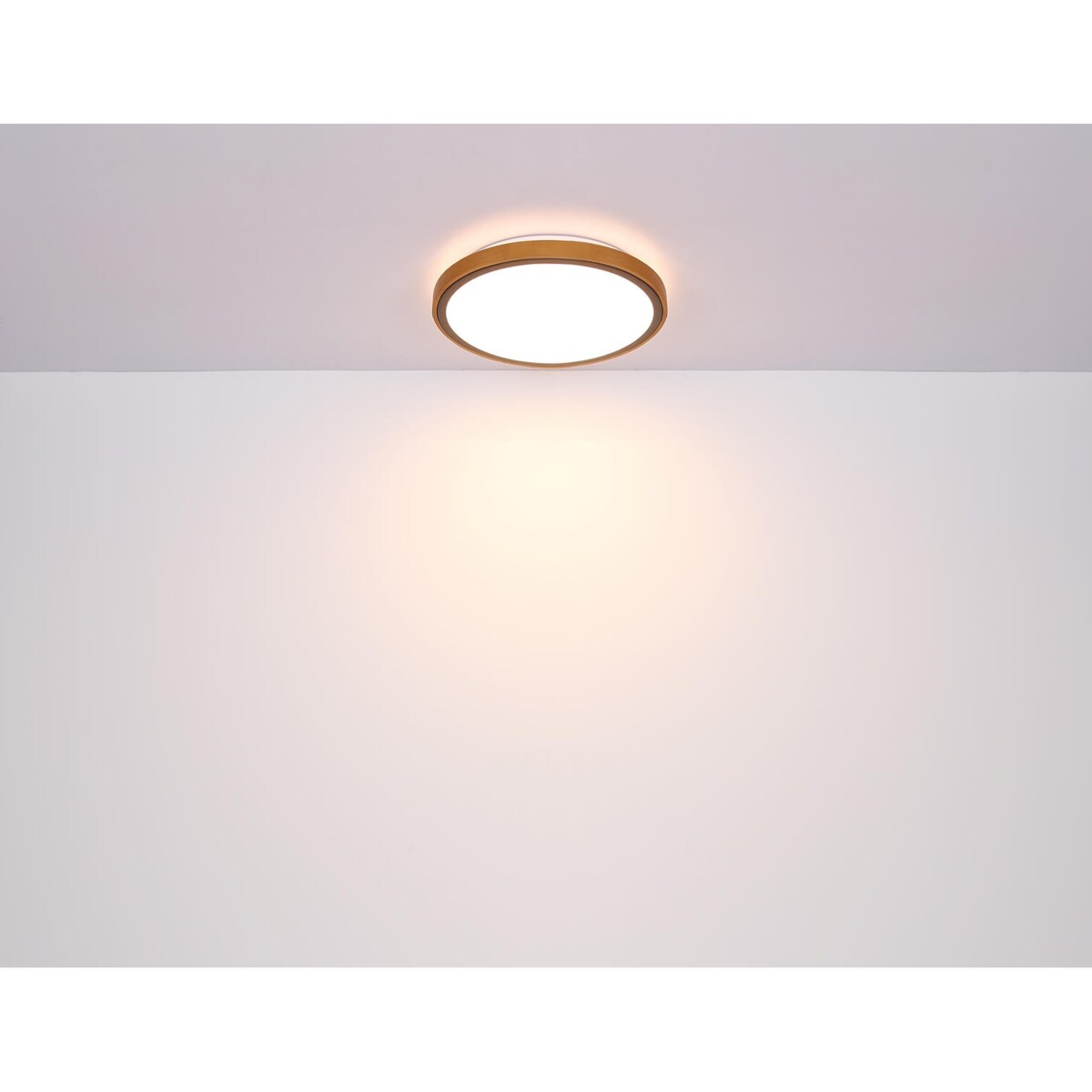 Plafon okrągły Bruno 41764-12 ekologiczny LED 12W drewniany