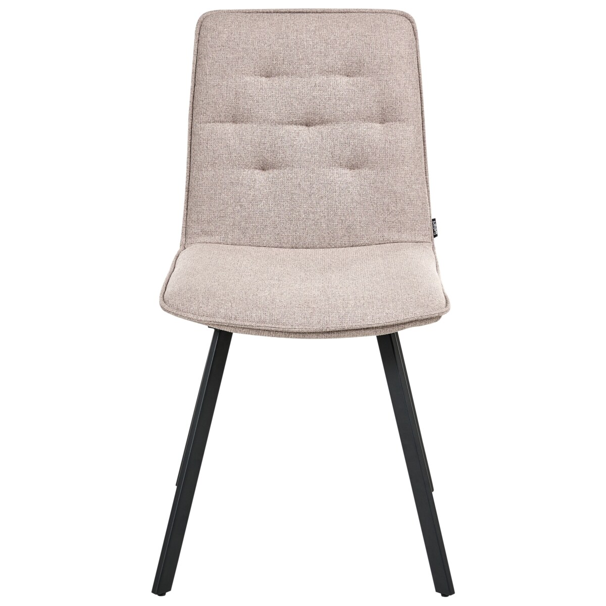 Zestaw 2 krzeseł do jadalni CARVER Jasnobrązowy