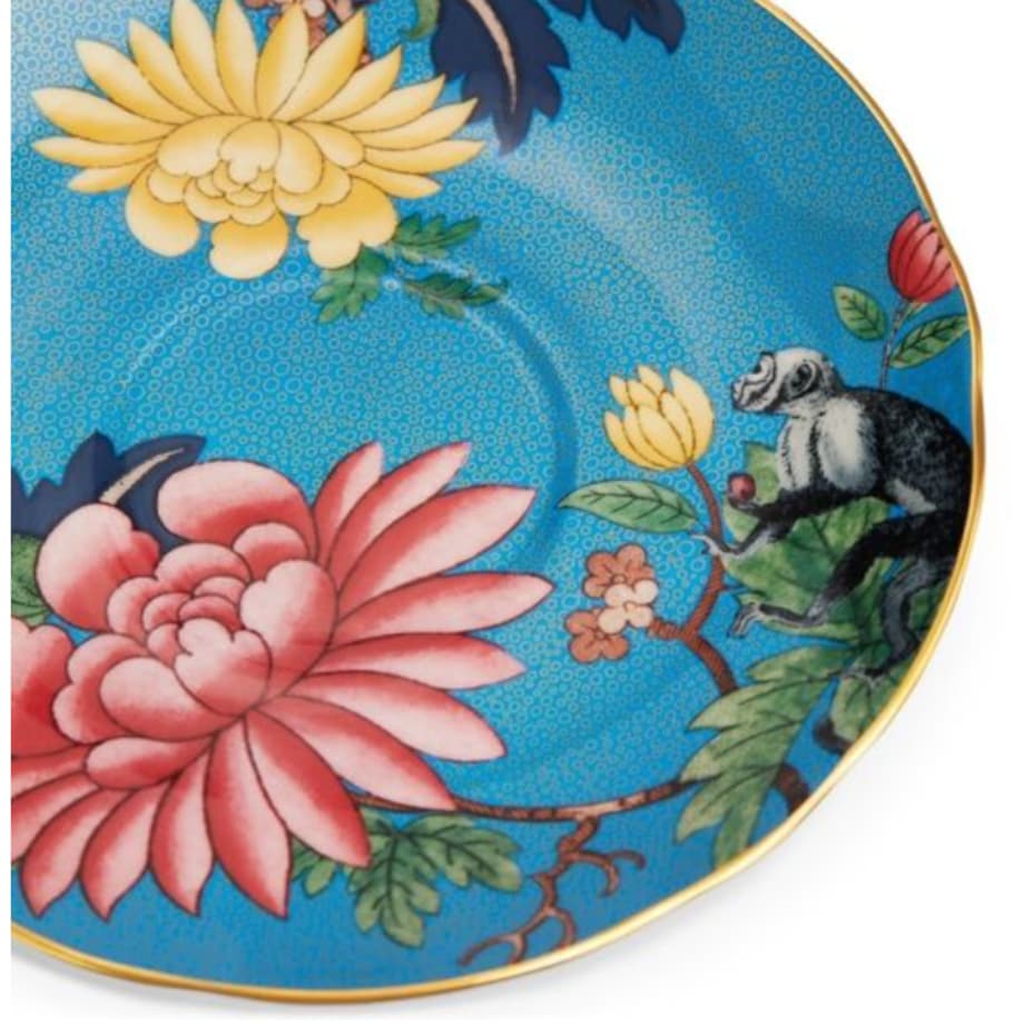 Filiżanka do herbaty ze spodkiem Sapphire Garden Wonderlust Wedgwood