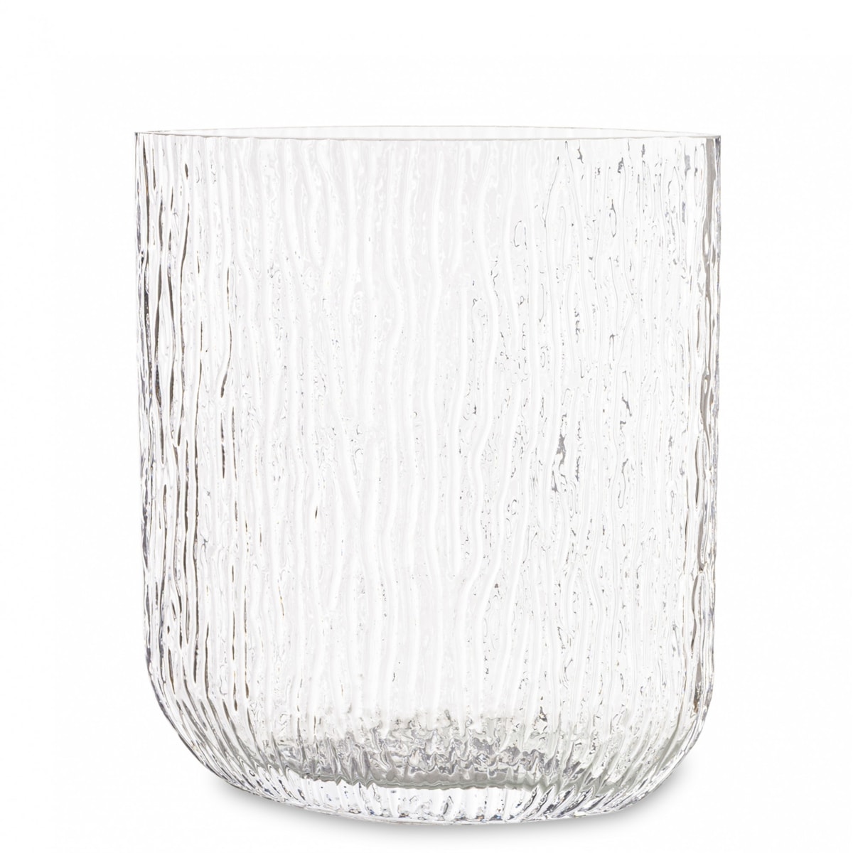 Wazon szklany 21,5x19x8,5 cm VERO-2 przezroczysty